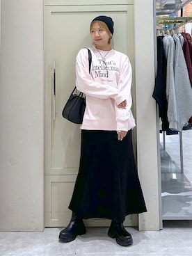 「アイテム（スウェット）」を使った、いそまるさん（レディース・168cm・20代）の秋コーディネート