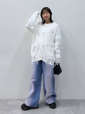 「Anui（アニュイ）のアイテム（アクセサリー）」を使った、いそまるさん（レディース・168cm）の冬コーディネート