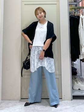 「アイテム（パンプス）」を使った、いそまるさん（レディース・168cm・20代）の夏コーディネート