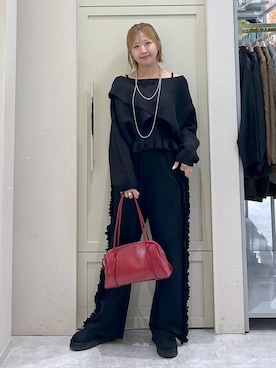 「アイテム（スウェットパンツ）」を使った、いそまるさん（レディース・168cm・20代）の秋コーディネート