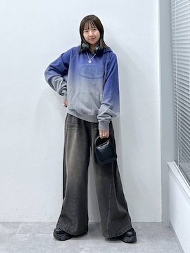 「Anui（アニュイ）のアイテム（アクセサリー）」を使った、いそまるさん（レディース・168cm）の冬コーディネート