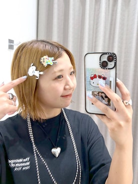 「アイテム（ヘアピン）」を使った、いそまるさん（レディース・168cm）の夏コーディネート