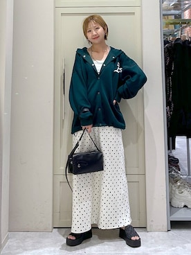 「アイテム（パーカー）」を使った、いそまるさん（レディース・168cm・20代）の夏コーディネート