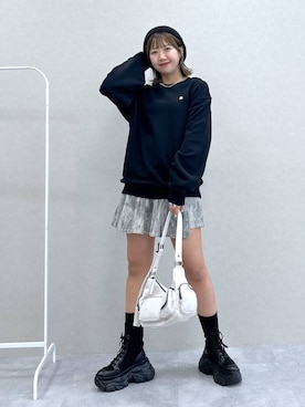 「Anui（アニュイ）のアイテム（スウェット）」を使った、いそまるさん（レディース・168cm）の秋コーディネート
