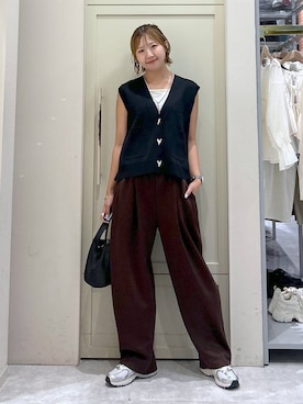「アイテム（スウェットパンツ）」を使った、いそまるさん（レディース・168cm・20代）の夏コーディネート
