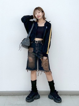 「スニーカー特集」｜いそまるさん（レディース・168cm）の秋コーディネート