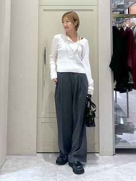「アイテム（パンツ）」を使った、いそまるさん（レディース・168cm・20代）の秋コーディネート