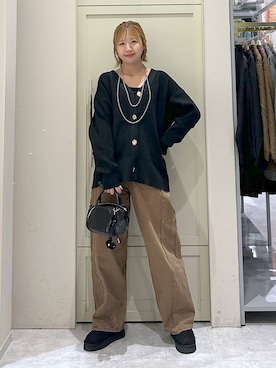 「LOWRYS FARM（ローリーズファーム）のアイテム（タンクトップ）」を使った、いそまるさん（レディース・168cm）の秋コーディネート