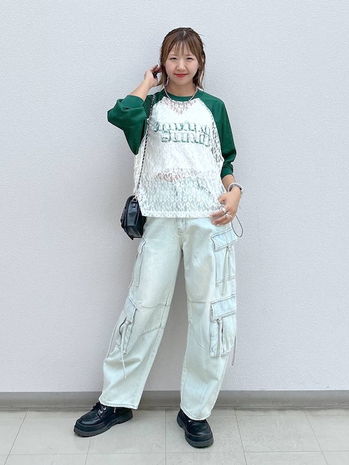 【TEEN BOOP】ボリュームカーゴパンツ セール】デニムカーゴパンツ（デニムパンツ）｜PAGEBOY（ページ