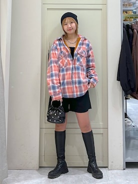 「アイテム（キャミソール）」を使った、いそまるさん（レディース・168cm・20代）の冬コーディネート