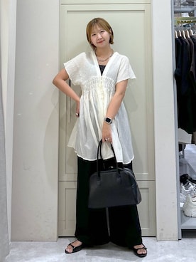 「キャミソール」｜いそまるさん（レディース・168cm）の夏コーディネート