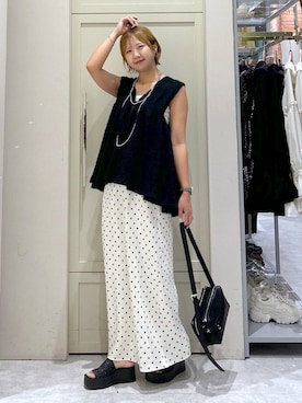 「アイテム（ベスト）」を使った、いそまるさん（レディース・168cm・20代）の夏コーディネート
