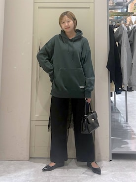 「LOWRYS FARM（ローリーズファーム）のアイテム（ベルト）」を使った、いそまるさん（レディース・168cm）の秋コーディネート