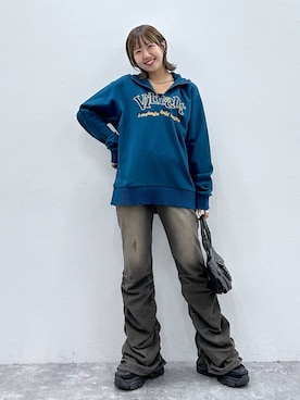 「スニーカー特集」｜いそまるさん（レディース・168cm）の秋コーディネート