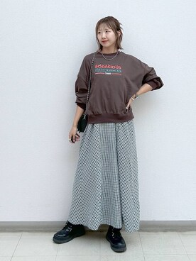「アイテム（スウェット）」を使った、いそまるさん（レディース・168cm・20代）の秋コーディネート