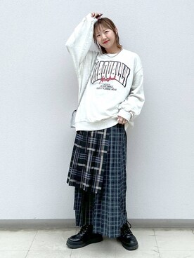 「アイテム（スウェット）」を使った、いそまるさん（レディース・168cm・20代）の秋コーディネート