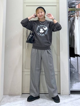 「アイテム（ネックレス、ブルー系）」を使った、いそまるさん（レディース・168cm）の秋コーディネート