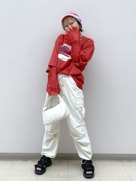 いそまるさん（レディース・168cm）の夏コーディネート