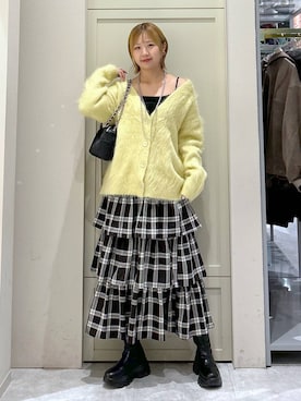 「アイテム（キャミソール）」を使った、いそまるさん（レディース・168cm・20代）の秋コーディネート