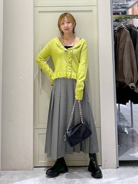 「アイテム（キャミソール）」を使った、いそまるさん（レディース・168cm・20代）の秋コーディネート