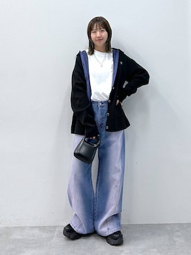 「Anui（アニュイ）のアイテム（アクセサリー）」を使った、いそまるさん（レディース・168cm）の冬コーディネート