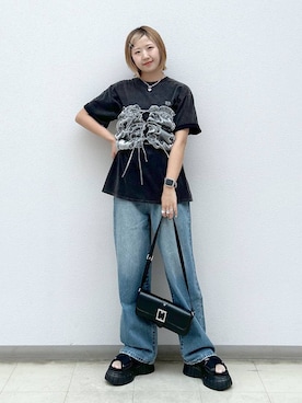 「アイテム（その他トップス）」を使った、いそまるさん（レディース・168cm・20代）の夏コーディネート