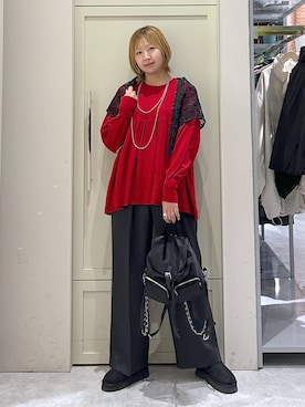 「おでかけ」｜いそまるさん（レディース・168cm）の冬コーディネート