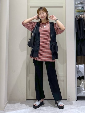 「アイテム（バッグ）」を使った、いそまるさん（レディース・168cm・20代）の夏コーディネート