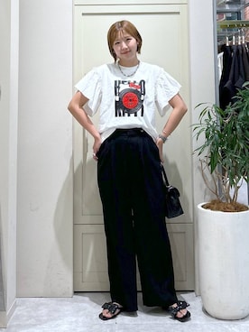 「アイテム（サンダル）」を使った、いそまるさん（レディース・168cm・20代）の夏コーディネート
