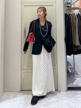 「LOWRYS FARM（ローリーズファーム）のアイテム（タンクトップ）」を使った、いそまるさん（レディース・168cm）の秋コーディネート