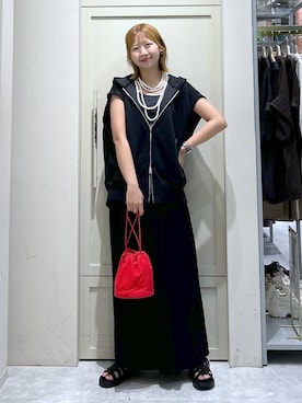 「アイテム（タンクトップ）」を使った、いそまるさん（レディース・168cm・20代）の夏コーディネート