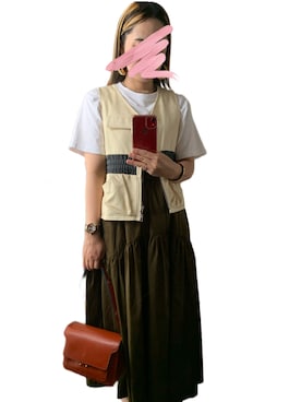 「Plan C（プランシー）のアイテム」を使った、kanaminさん（レディース・153cm）の夏コーディネート