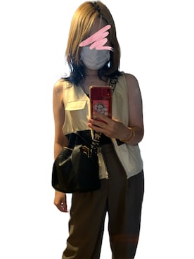 「Plan C（プランシー）のアイテム」を使った、kanaminさん（レディース・153cm）の夏コーディネート