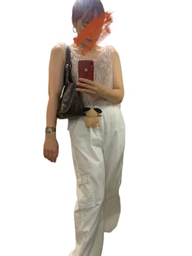 「アイテム（チュニック）」を使った、kanaminさん（レディース・151cm）の夏コーディネート
