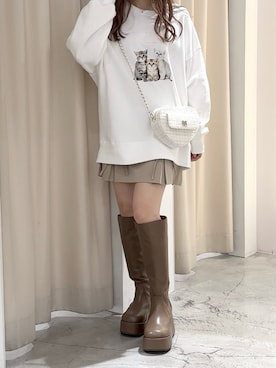 しんももさん（レディース・151cm）の冬コーディネート