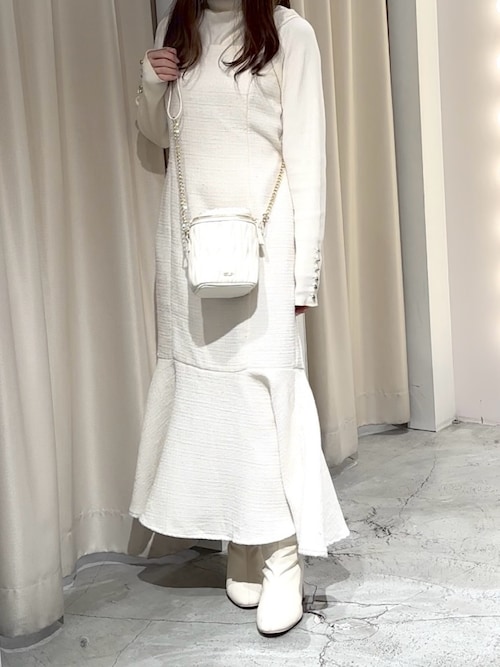 セール】金ボタンハイネックニット（ニット/セーター）｜one after