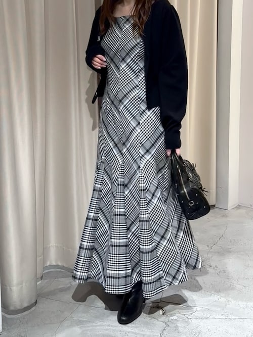 セール】ベロアリボンキャミワンピース/リボン取り外し可能