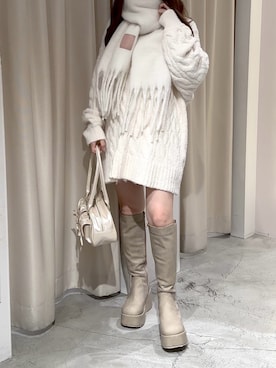 しんももさん（レディース・151cm）の冬コーディネート