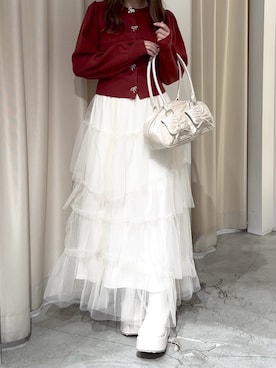 「one after another NICE CLAUP（ワンアフターアナザーナイスクラップ）のアイテム」を使った、しんももさん（レディース・151cm）の秋コーディネート