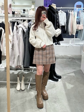 しんももさん（レディース・151cm）の冬コーディネート