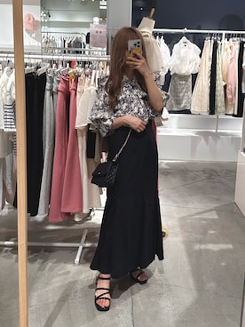 「トワルドジュイ」｜「アイテム（ワンピース/ドレス）」を使った、しんももさん（レディース・151cm）の春コーディネート