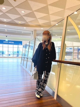 「CLEA（クレア）のアイテム（パンツ）」を使った、yumi✨さん（レディース・154cm）の秋コーディネート