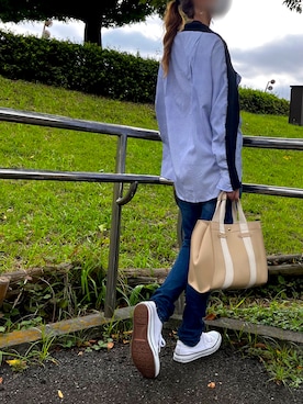 「JUNOAH」｜「アイテム（パンツ）」を使った、yumi✨さん（レディース・154cm）の秋コーディネート