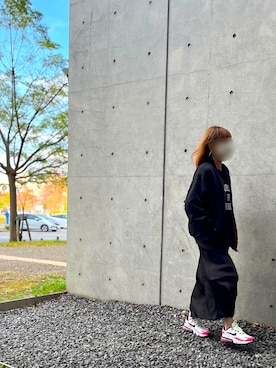 「niko and...（ニコアンド）のアイテム（MA-1）」を使った、yumi✨さん（レディース・154cm）の秋コーディネート
