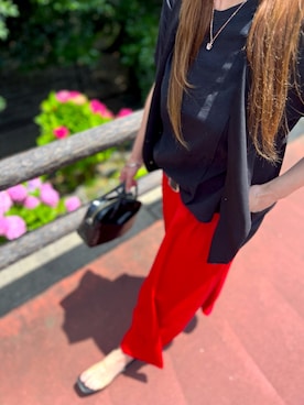 「LYDIE（リディー）のアイテム」を使った、yumi✨さん（レディース・154cm）の夏コーディネート