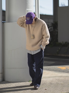 Satoshi Makimotoさん（メンズ・166cm）の冬コーディネート