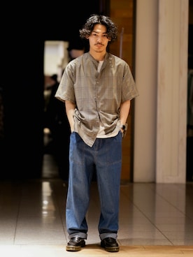 Satoshi Makimotoさん（メンズ・166cm）の夏コーディネート