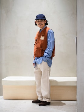 Satoshi Makimotoさん（メンズ・166cm）の春コーディネート