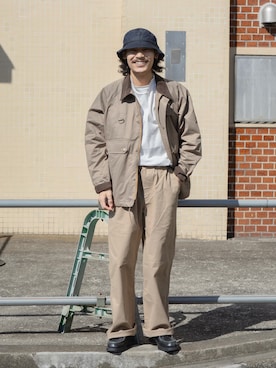 Satoshi Makimotoさん（メンズ・166cm）の秋コーディネート