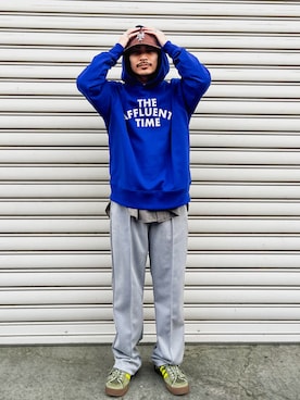 「CIAOPANIC TYPY（チャオパニックティピー）のアイテム（パーカー）」を使った、Satoshi Makimotoさん（メンズ・166cm）の冬コーディネート
